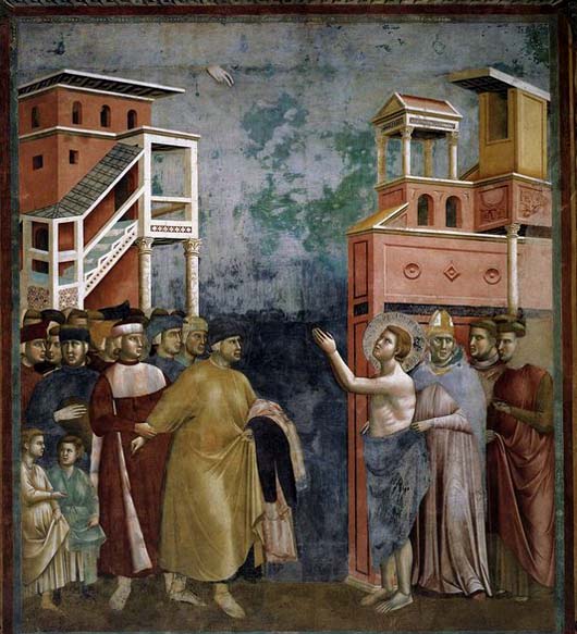 GIOTTO di Bondone Renunciation of Wordly Goods